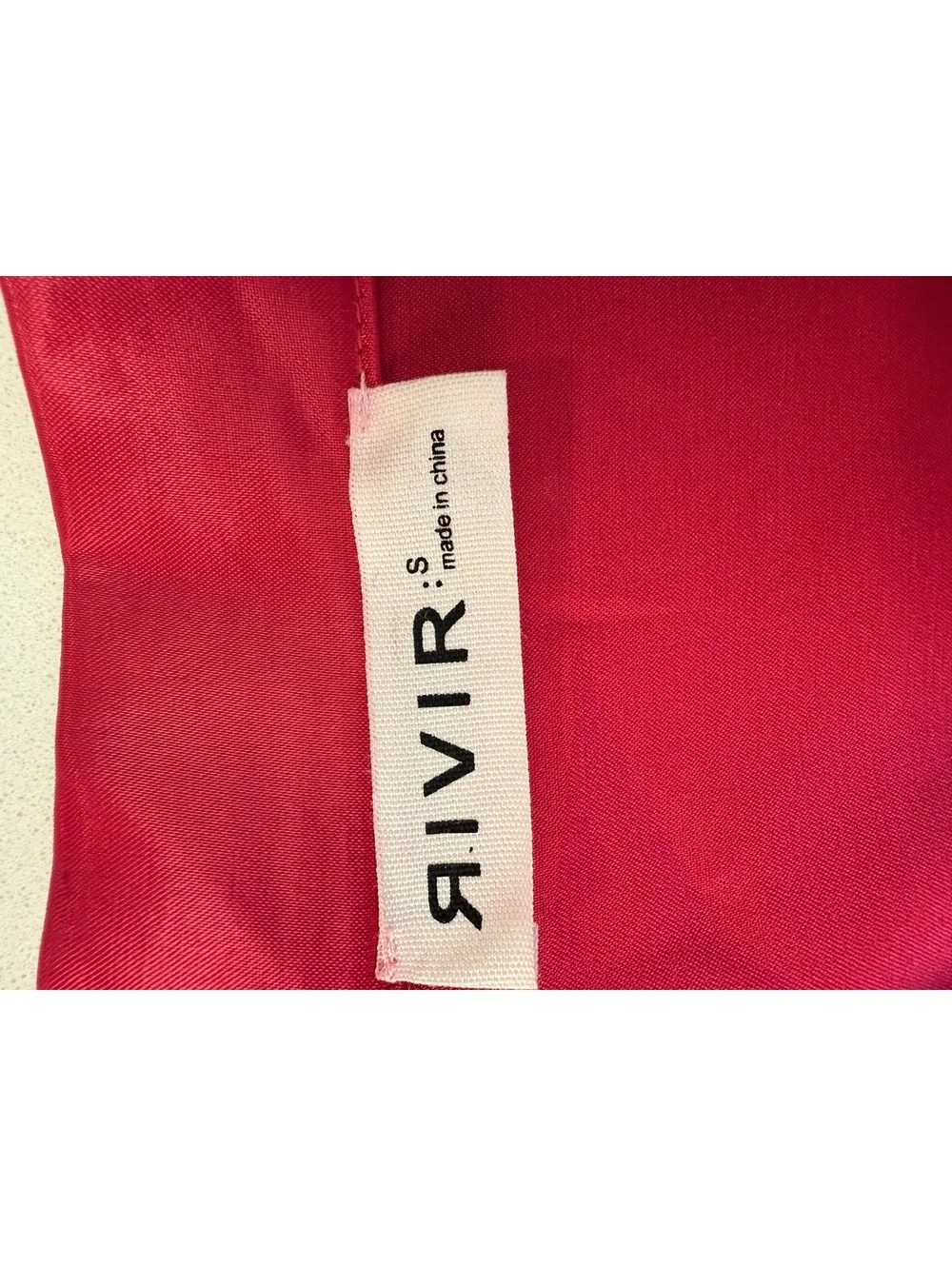 Women's Satin Fuchsia Two-Piece Set with Long Sleeve Jacket and Halter Top